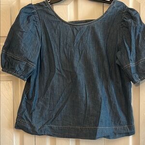 Denim Blue Women's Top
